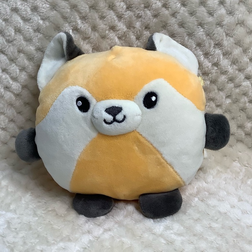 Animal Adventure Round Fox Stuffed Animal Plush